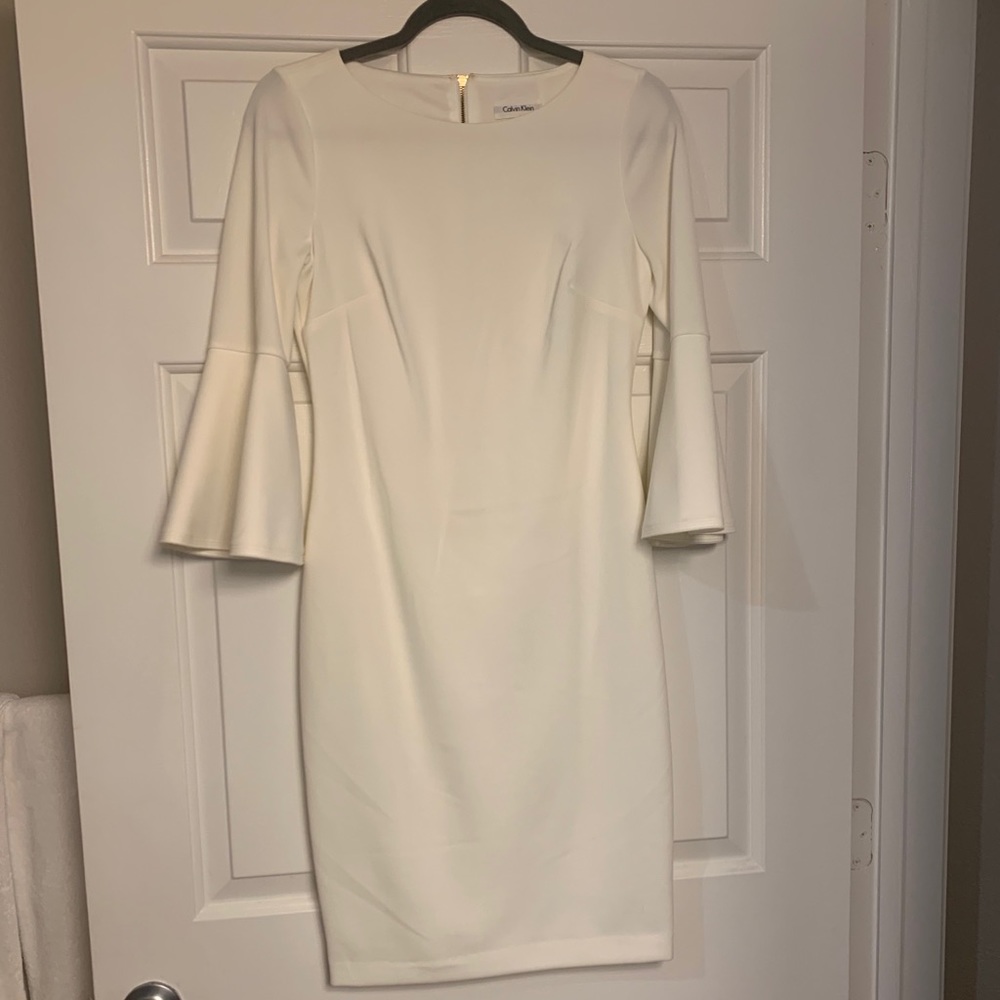 Calvin Klein white dress